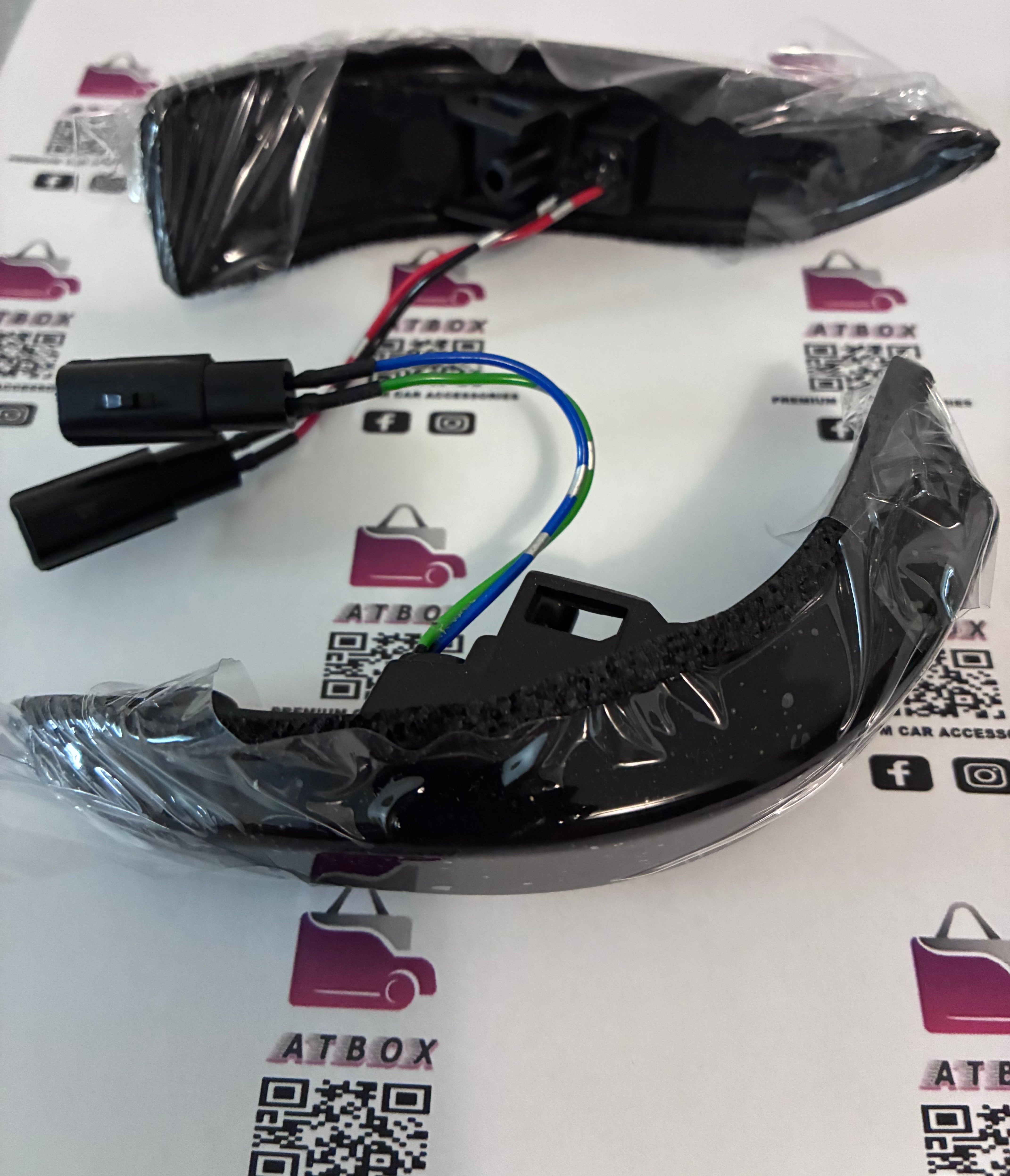 Φλας Led Dynamic για TOYOTA COROLLA/YARIS/CHR/PRIUS- 2 Τμχ SMOKED