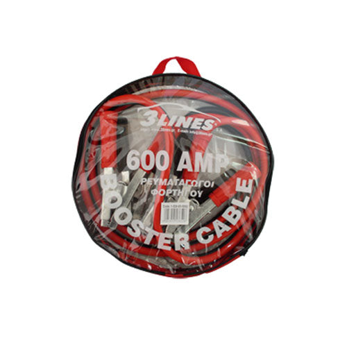 Καλώδια εκκινησης-Booster cables 600Ah/2.5M
