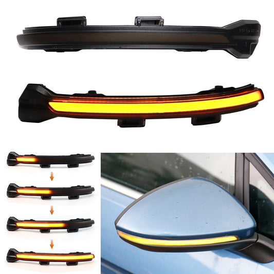 Φλας Dynamic Led για GOLF MK7 SMOKED 2τμχ