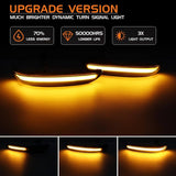 Φλας Led Dynamic για PEUGEOT/CITROEN/OPEL- 2 Τμχ SMOKED