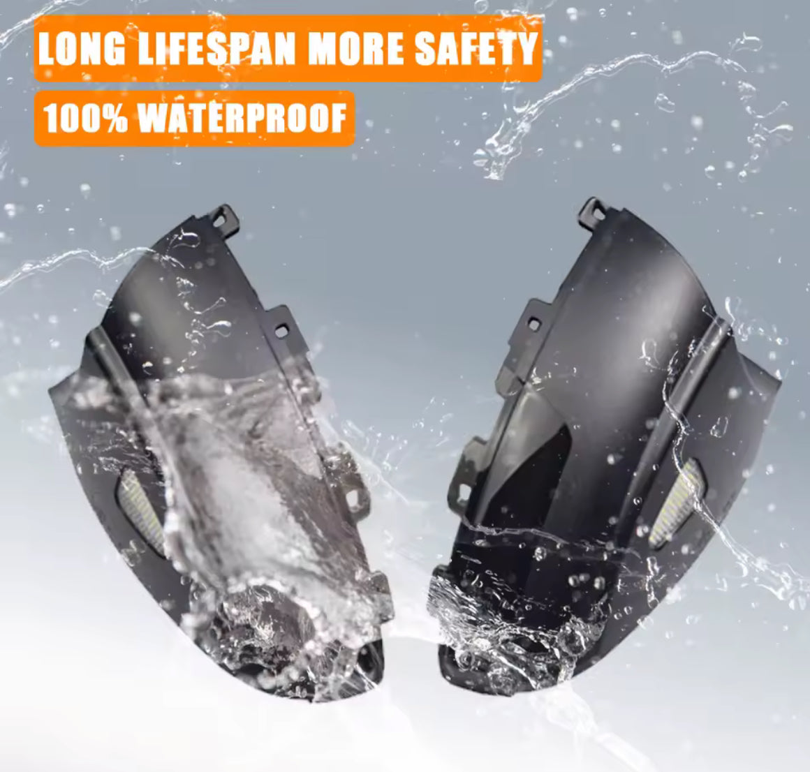 Φλας Led Dynamic Για VW TIGUAN MK1- 2 Τμχ SMOKED