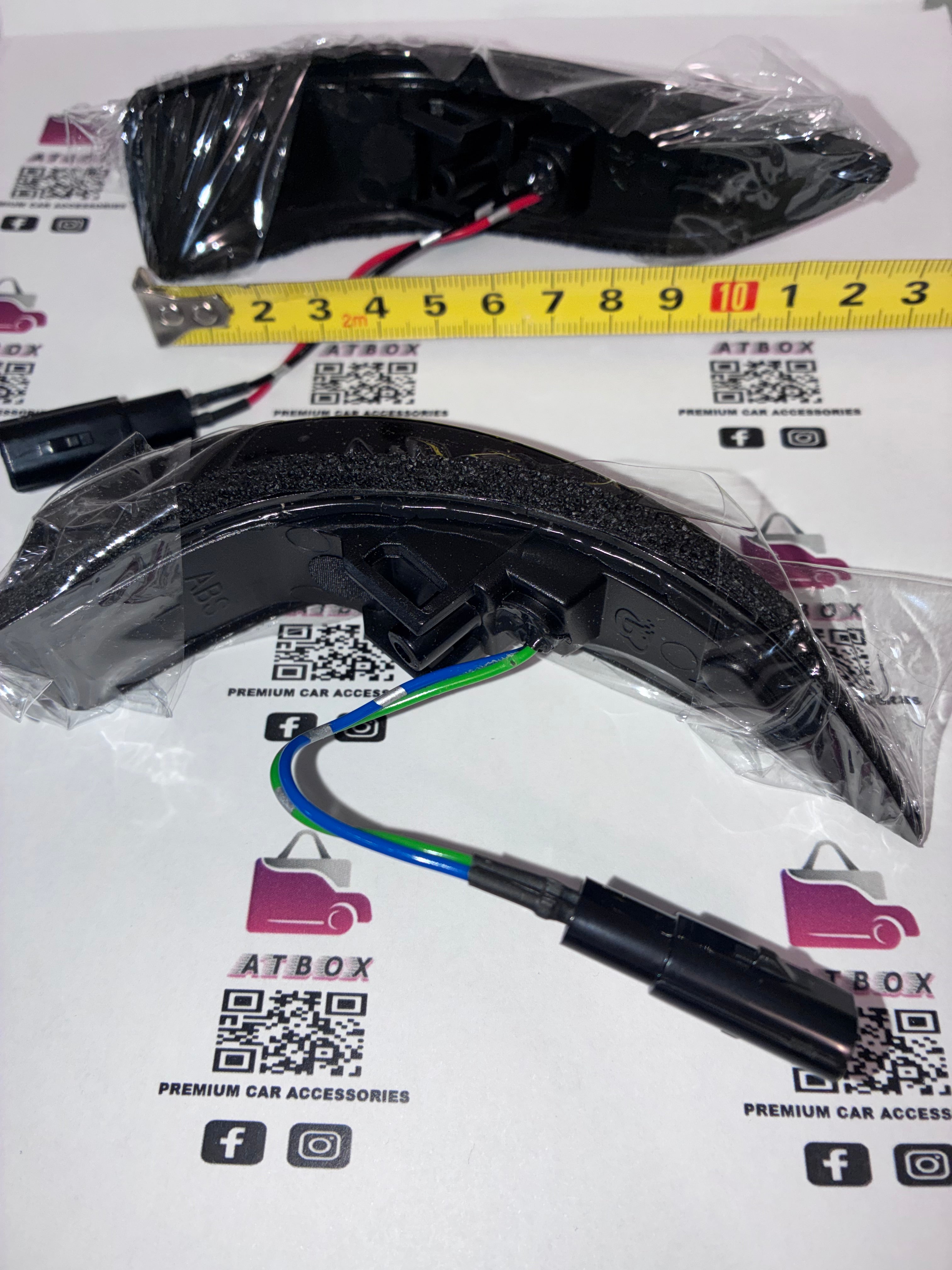 Φλας Led Dynamic για TOYOTA COROLLA/YARIS/CHR/PRIUS- 2 Τμχ SMOKED