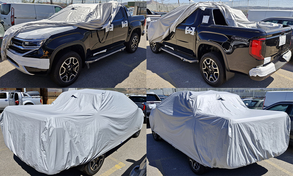 Αδιάβροχη Κουκούλα Αυτοκινήτου Carlux – 100% Προστασία για Όλες τις Καιρικές Συνθήκες-ΜΕΓΕΘΟΣ DOUBLE CAB