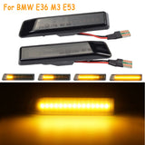 Φλας Led Dynamic για BMW E36 fl / X5 E53- 2 Τμχ SMOKED