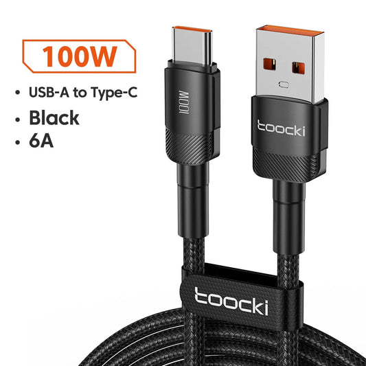 Καλώδιο φόρτισης και δεδομένων κινητού USB-A σε Type-C 2 μέτρα