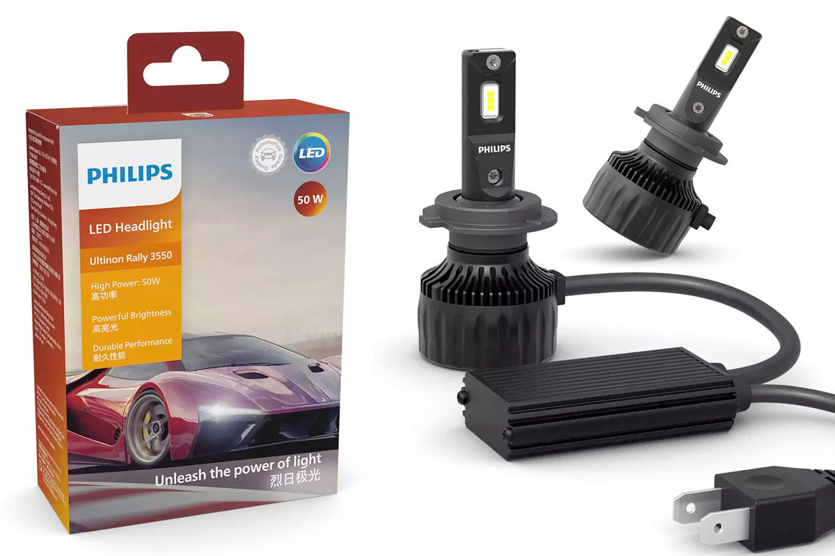 Philips Ultinon Rally 3551 LED Canbus H7-Max Power 100W/9000LM/6500K