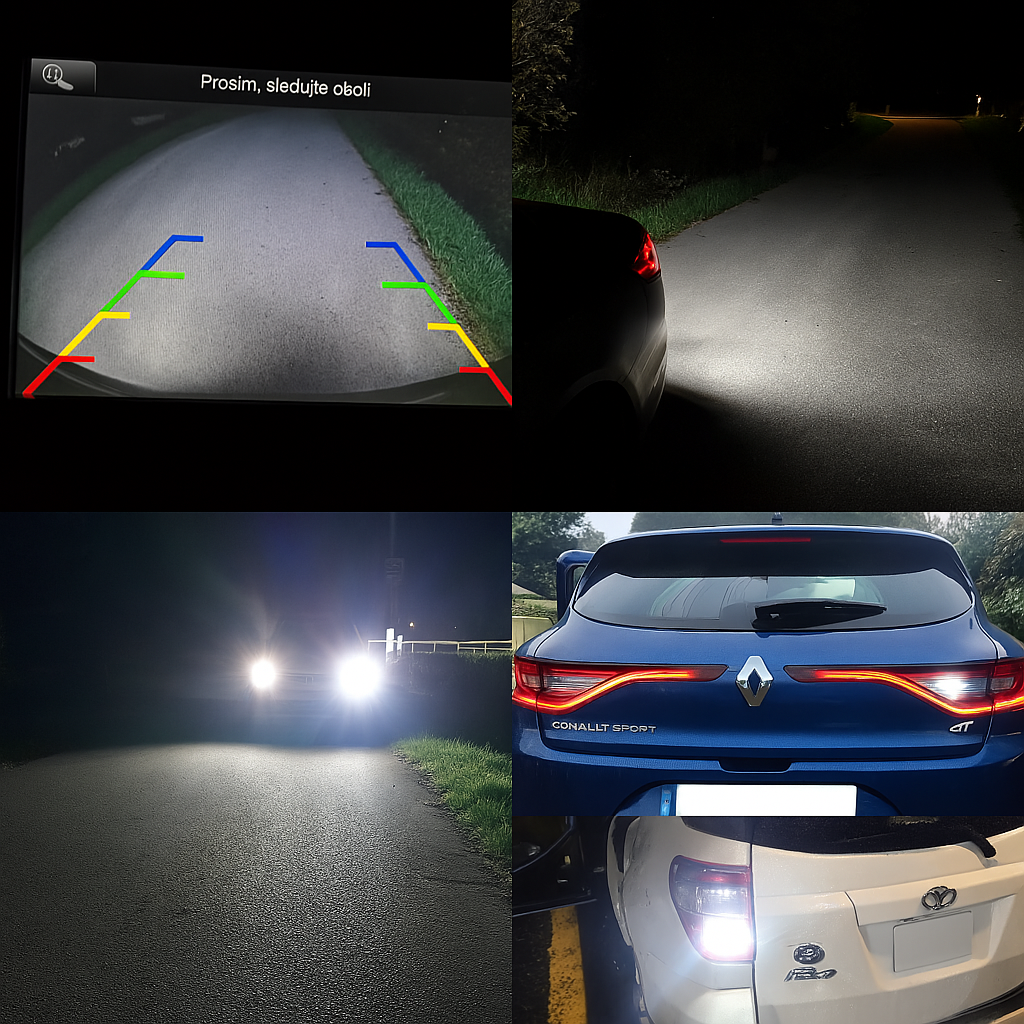 AUXITO T15/W16W LED Λάμπες Αυτοκινήτου – 2000LM – Canbus – 6000K Λευκό – 2τμχ
