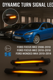 Φλας Dynamic Led για Ford Focus Mk2/Mk3-Mondeo Mk4  SMOKED 2τμχ