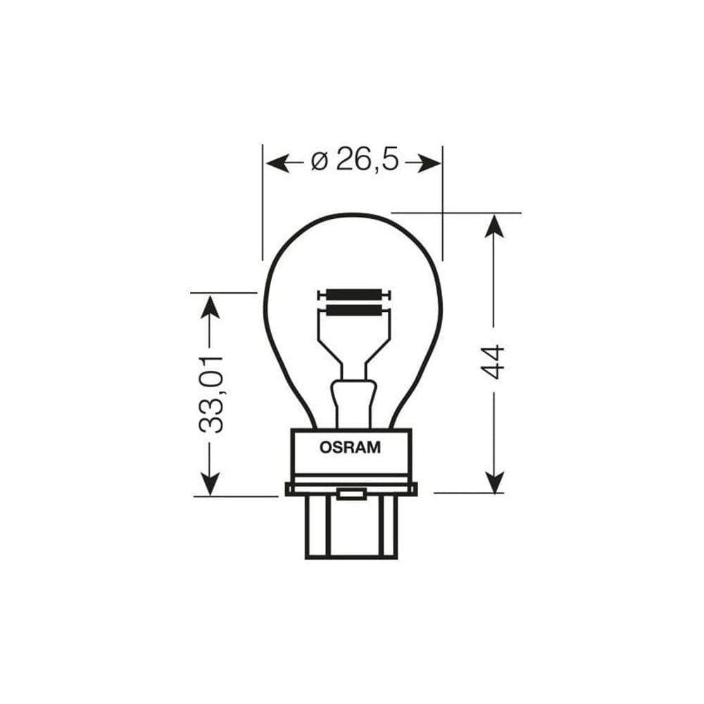 NORMA Λάμπα 12,8V 27/7W Honda πορτοκαλί