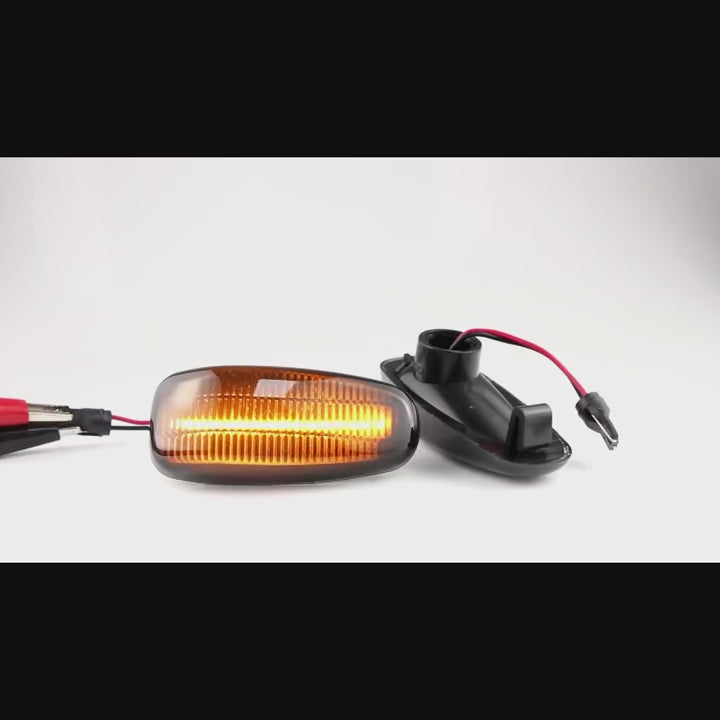 Φλας Led Dynamic για MERCEDES BENZ E / C / S / V / CLK / SLK / VITO / VANEO / VARIO / SPRINTER - 2 Τμχ SMOKED