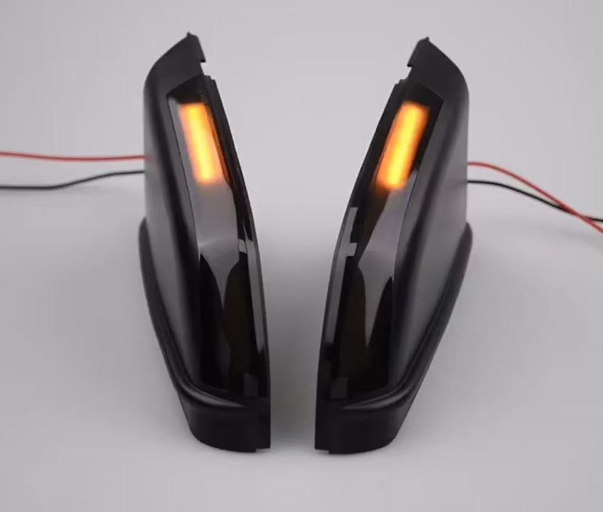 Φλας Led Dynamic για VW / OCTAVIA 5- 2 Τμχ SMOKED