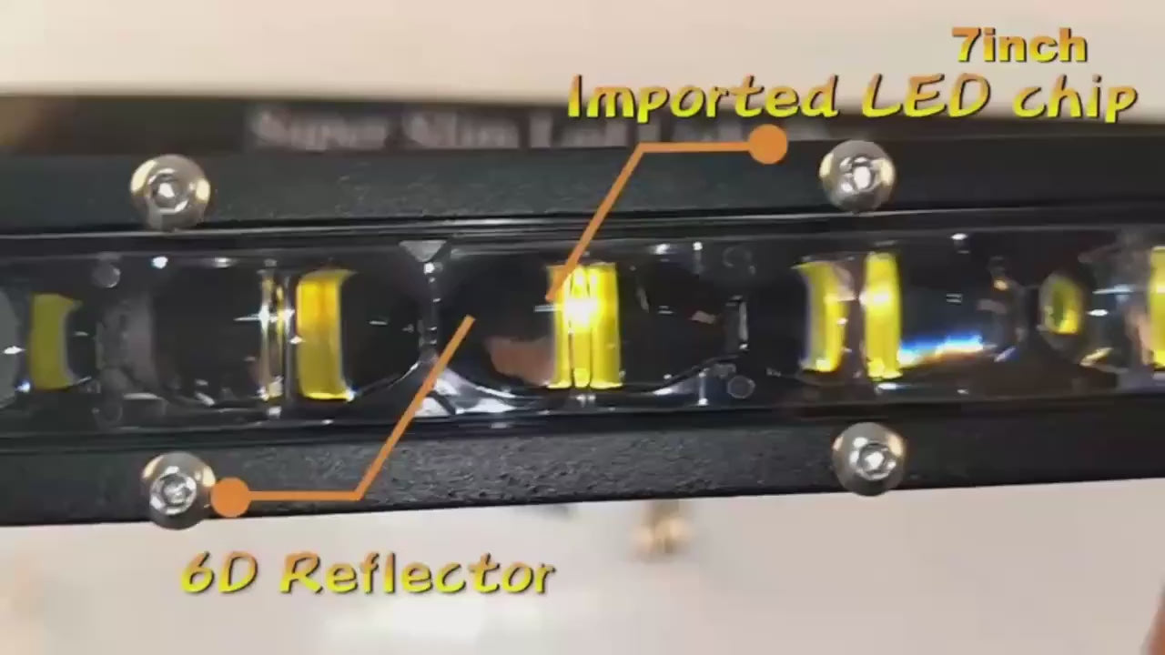 Προβολέας 8D- 18εκ 3500K/18W για αυτοκίνητα/off road/φορτηγά 1τμχ