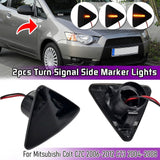 Φλας Led Dynamic για MITSUBISHI COLT- 2 Τμχ SMOKED