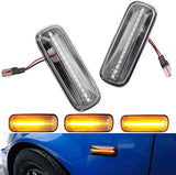 Φλας Led Dynamic για Honda 2 Τμχ ΔΙΑΦΑΝΟ